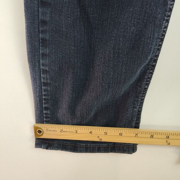 Wrangler Jeans Men's Size 29 x 30 Dark Wash Blue Straight Leg - Picture 6 of 10